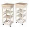 International Concepts Kitchen Trolley, Unfinished WC-1515 - alternate 7